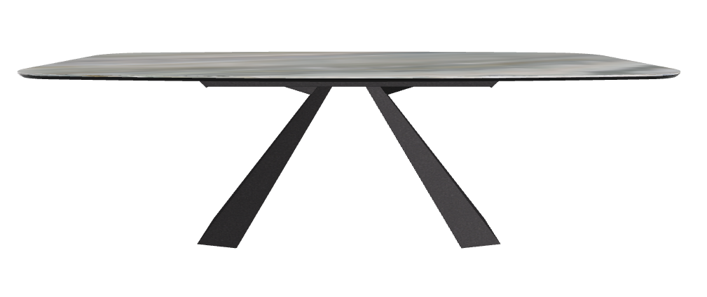 240x120x73h Barrel Shaped_Kaindy_Black Embossed