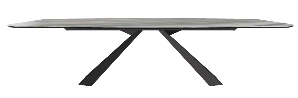 300x120x73h Barrel Shaped_Kaindy_Black Embossed