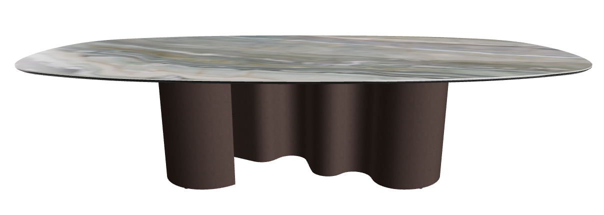 300x150x74h Biscuit Shaped_Kaindy_Bronze Embossed