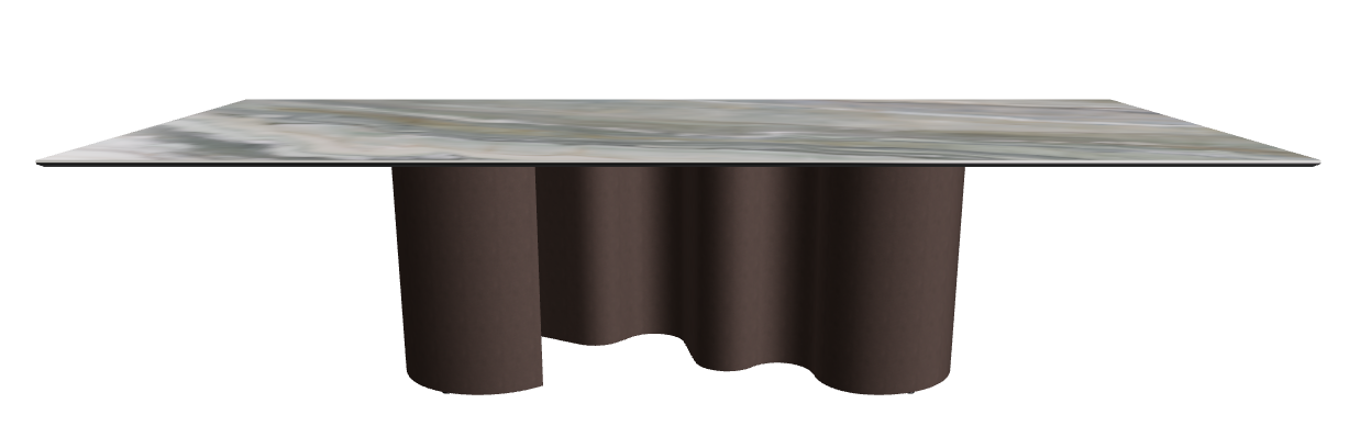 300x120x74h Rectangle Shaped_Kaindy_Bronze Embossed