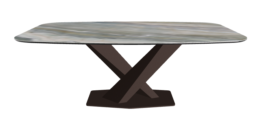 Cattelan Italia Stratos Keramik Barrel Shaped Dining Table – 200x120x75h