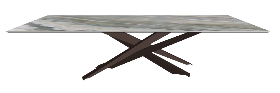 300x120x74.5h Rectangle Shaped_Kaindy_Bronze Embossed