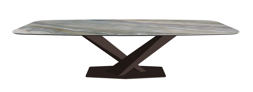 Cattelan Italia Stratos Keramik Barrel-Shaped Dining Table – 300x120x75h