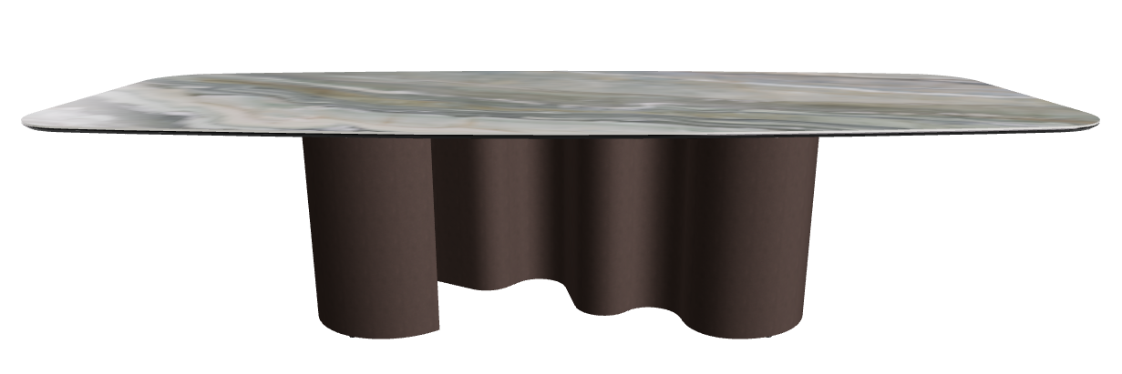 300x120x74h Barrel Shaped_Kaindy_Bronze Embossed