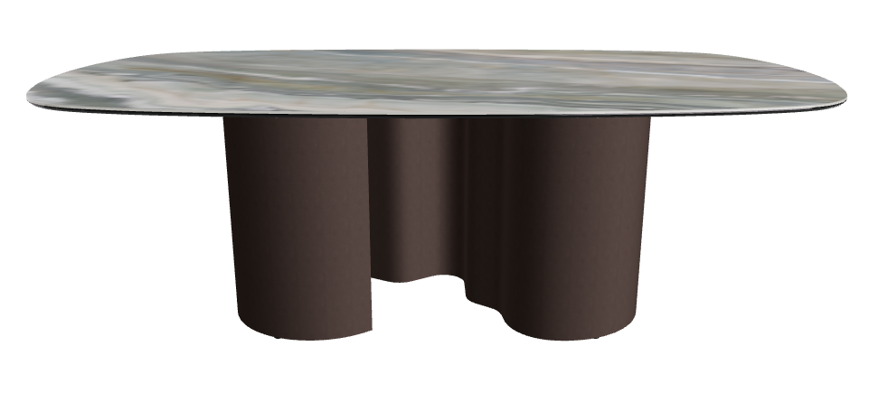 220x120x74h Biscuit Shaped_Kaindy_Bronze Embossed