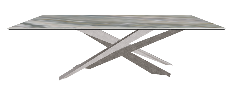 240x120x74.5h Rectangle Shaped_Kaindy_Brushed Grey