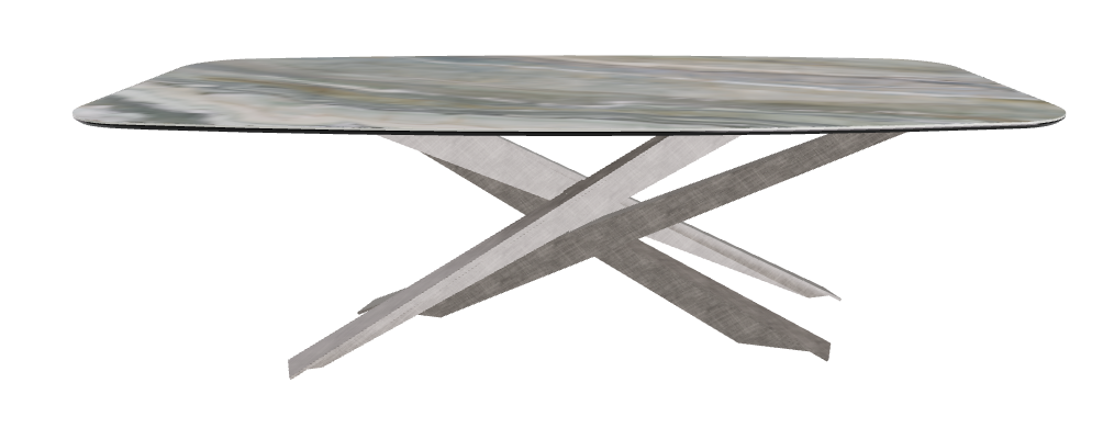 240x120x74.5h Barrel Shaped_Kaindy_Brushed Grey