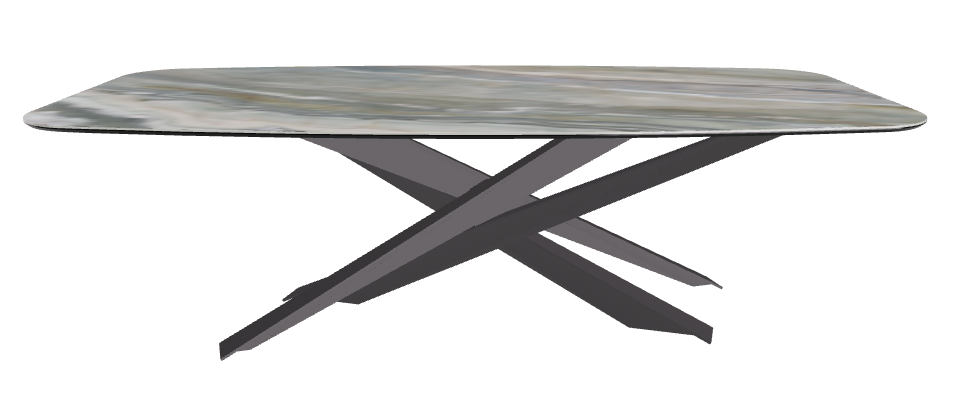 240x120x74.5h Barrel Shaped_Kaindy_Graphite Embossed