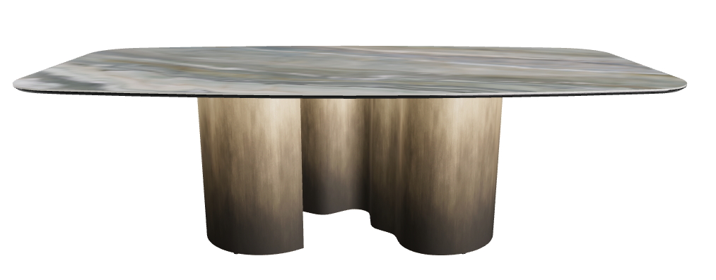 240x120x74h Barrel Shaped_Kaindy_Oxy Brass