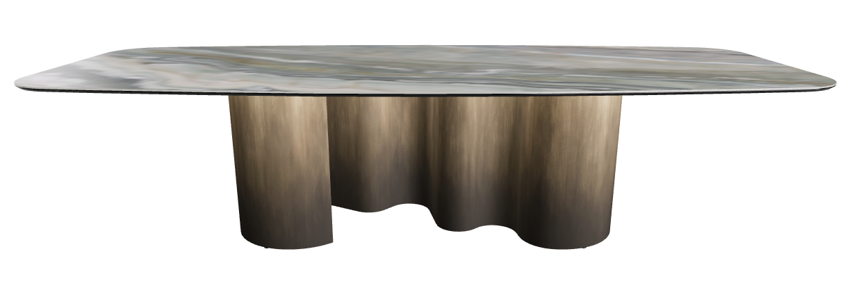 300x120x74h Barrel Shaped_Kaindy_Oxy Brass