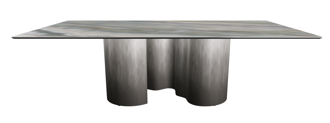 240x120x74h Rectangle Shaped_Kaindy_Oxy Grey