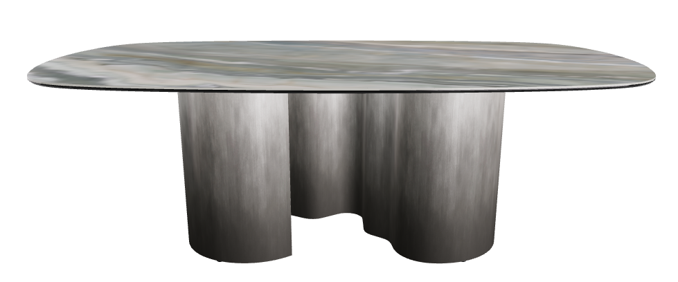 220x120x74h Biscuit Shaped_Kaindy_Oxy Grey