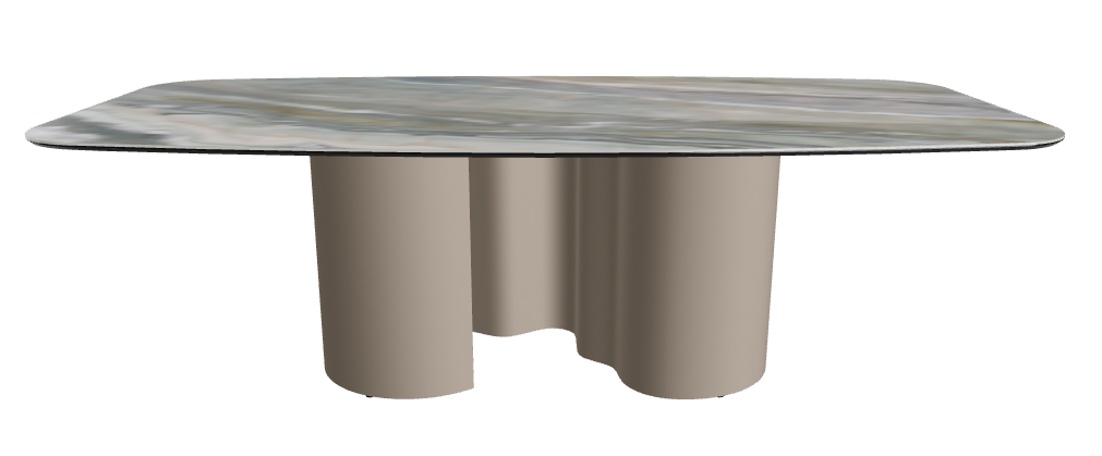 240x120x74h Barrel Shaped_Kaindy_Titanium Embossed