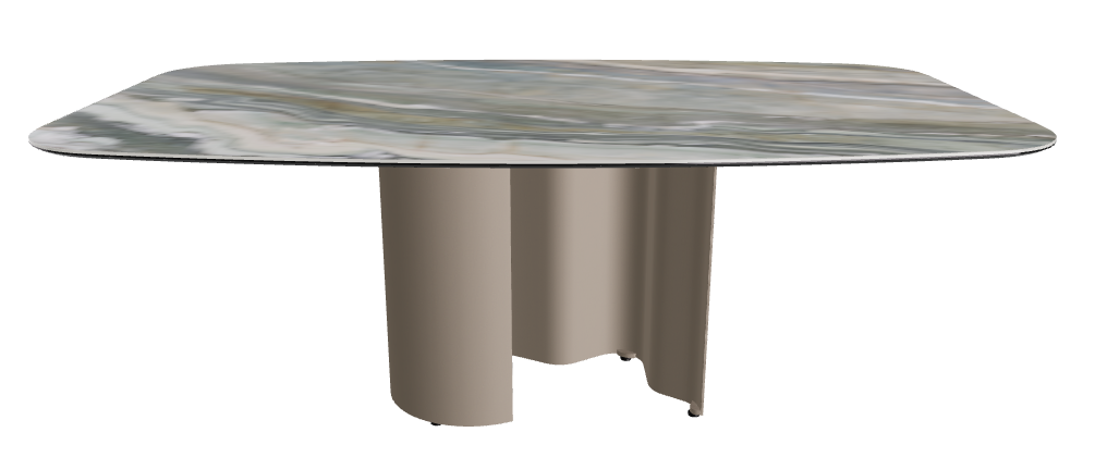 200x120x74h Barrel Shaped_Kaindy_Titanium Embossed