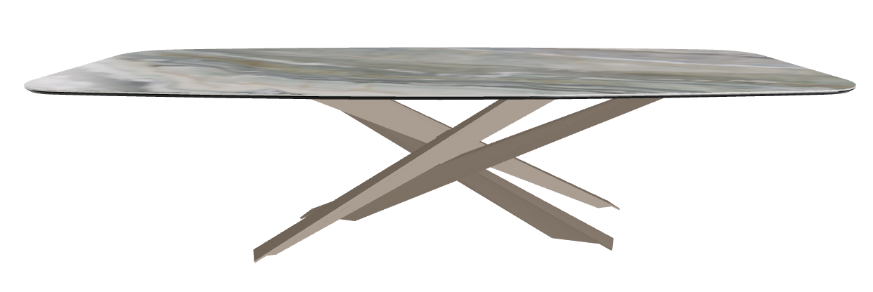 300x120x74.5h Barrel Shaped_Kaindy_Titanium Embossed