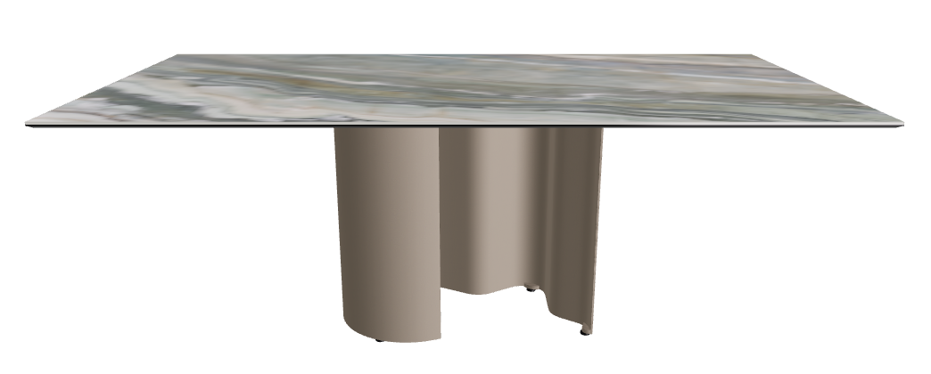 200x106x74h Rectangle Shaped_Kaindy_Titanium Embossed