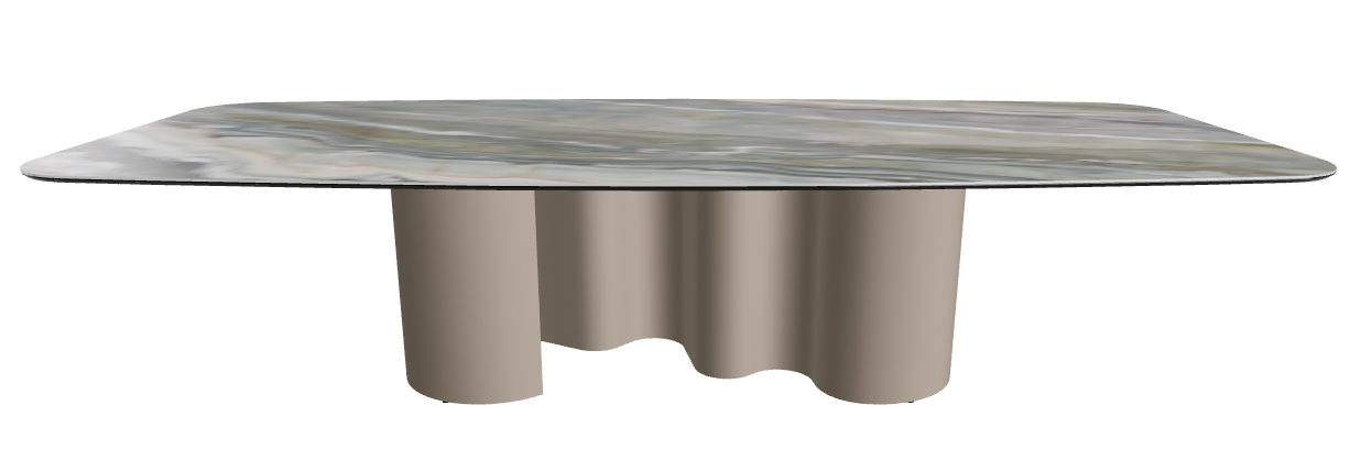 320x138x74h Barrel Shaped_Kaindy_Titanium Embossed