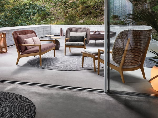 Gloster Kay Low Back Sofa