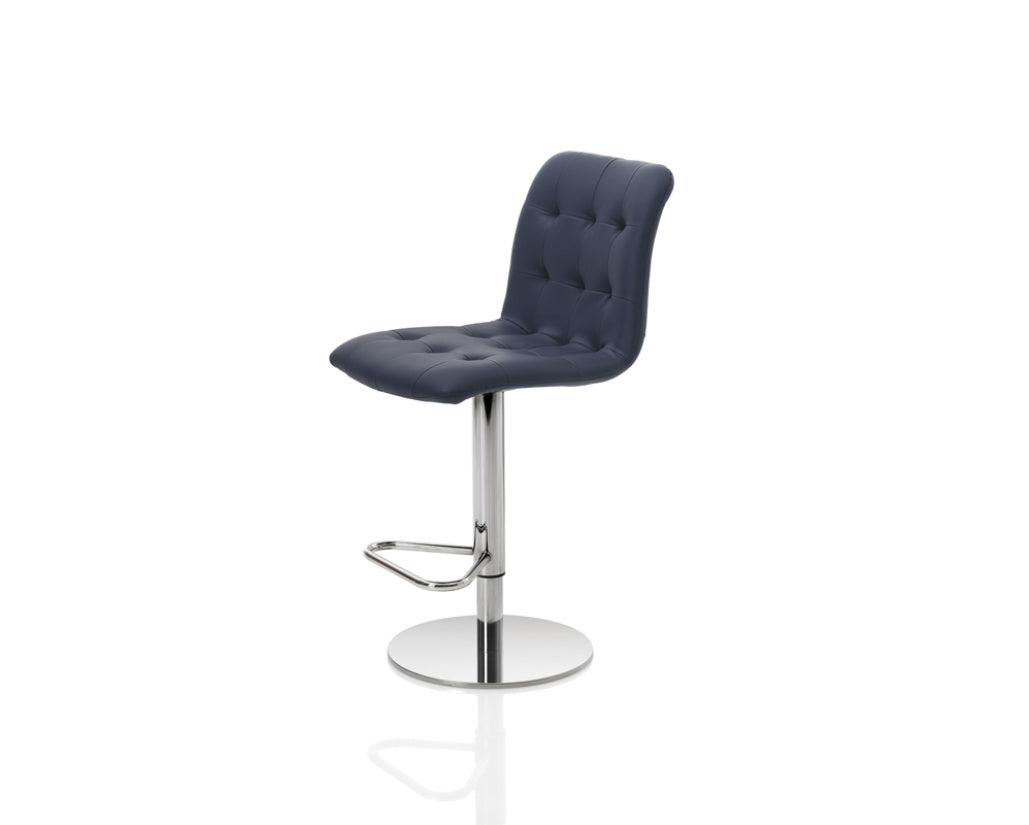 Bontempi Kuga Swivel Barstool With Metal Frame