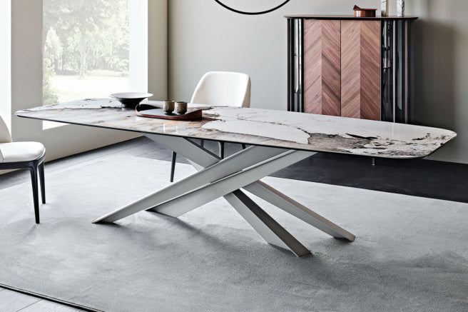 Cattelan Italia Lancer Keramik Barrel Shaped Dining Table