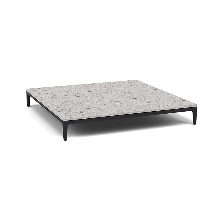 Manutti Zendo Sense Square Coffee Table with 96 cm Width & Depth and 15 cm Height