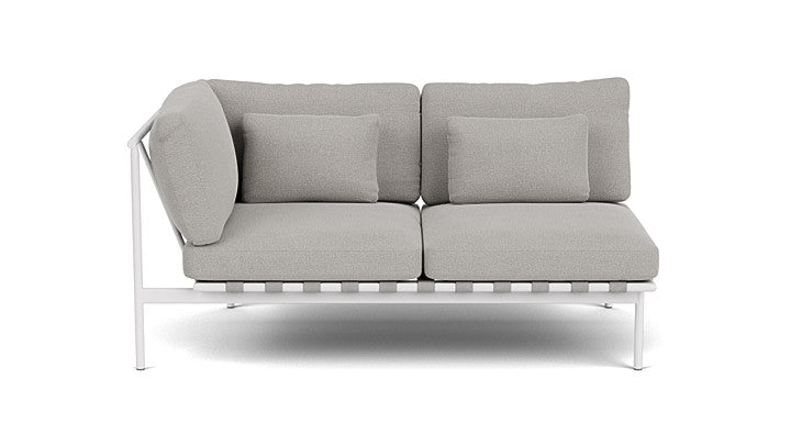 Barlow Tyrie Around Deep Seating Double Lounge Sofa with Aluminium Left Arm