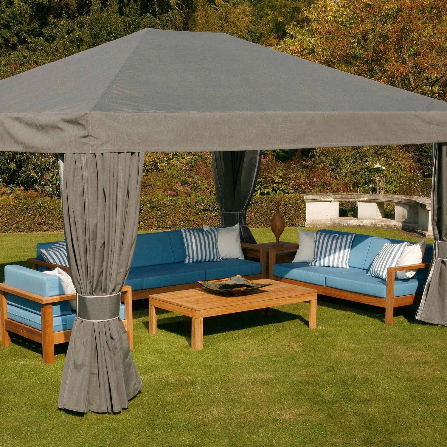 Barlow Tyrie Linear Low Table 76 Square