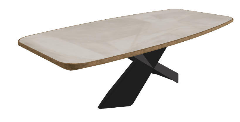 Luxor_Black Embossed_Brushed Bronze