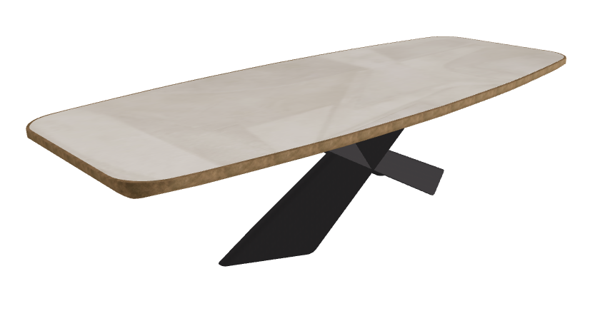 Luxor_Black Embossed_Brushed Bronze