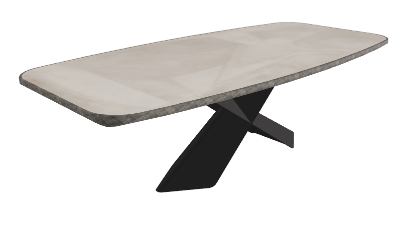 Luxor_Black Embossed_Brushed Grey