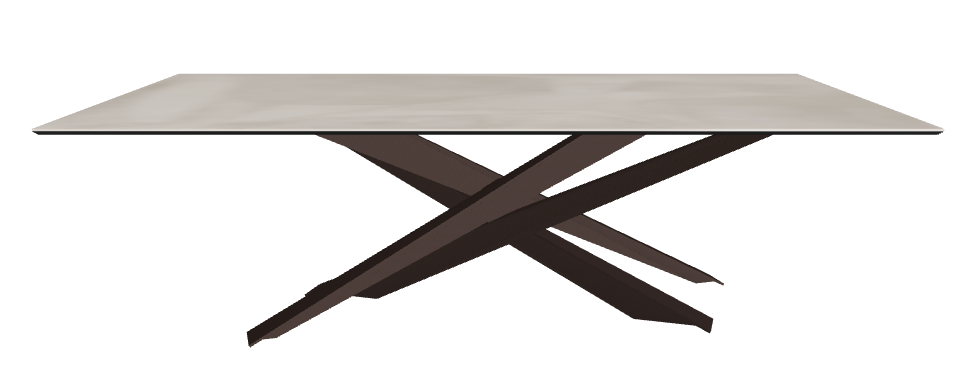 240x120x74.5h Rectangle Shaped_Luxor_Bronze Embossed