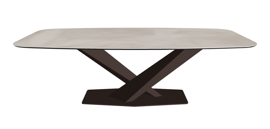 Cattelan Italia Stratos Keramik Barrel-Shaped Dining Table – 240x120x75h