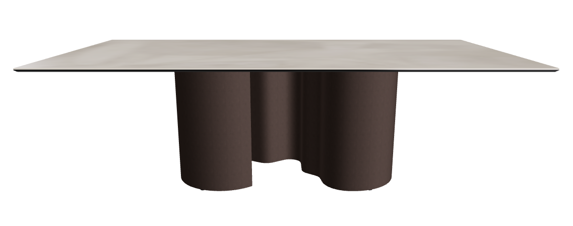 240x120x74h Rectangle Shaped_Luxor_Bronze Embossed