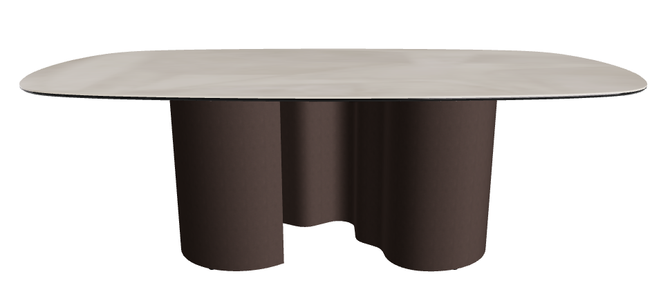 220x120x74h Biscuit Shaped_Luxor_Bronze Embossed