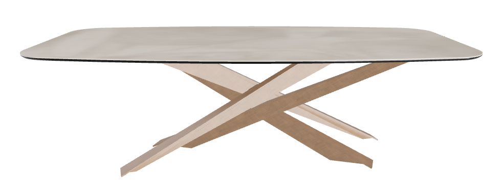 240x120x74.5h Barrel Shaped_Luxor_Brushed Bronze