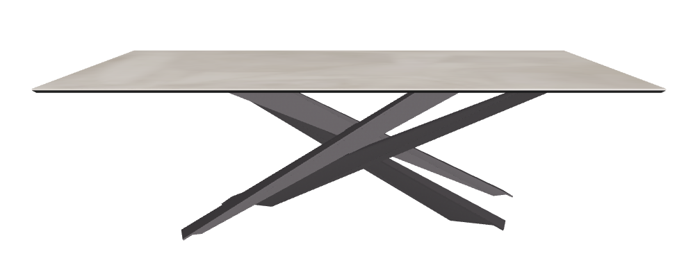 240x120x74.5h Rectangle Shaped_Luxor_Graphite Embossed