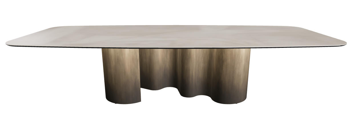 320x138x74h Barrel Shaped_Luxor_Oxy Brass