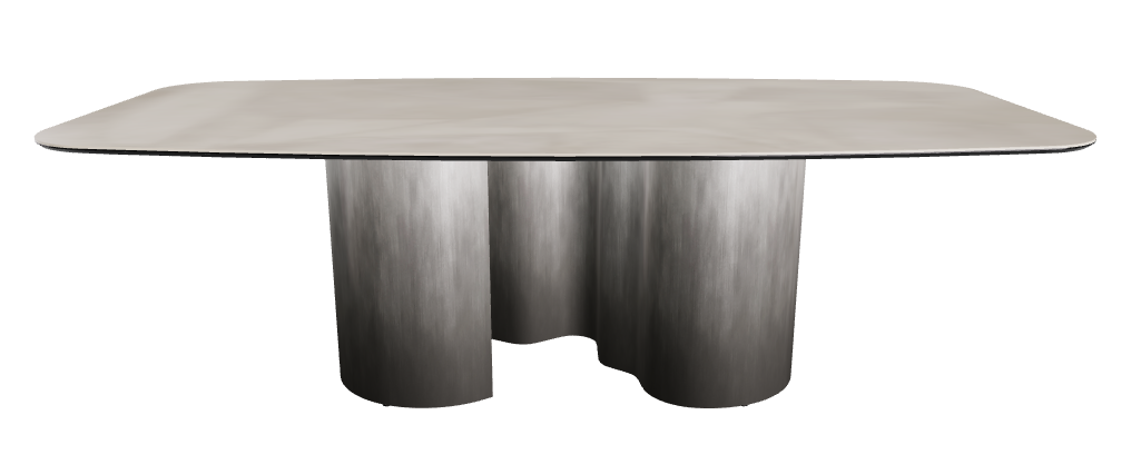 240x120x74h Barrel Shaped_Luxor_Oxy Grey