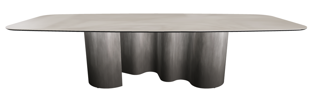 300x120x74h Barrel Shaped_Luxor_Oxy Grey