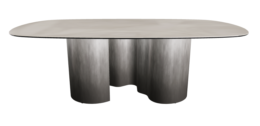 220x120x74h Biscuit Shaped_Luxor_Oxy Grey