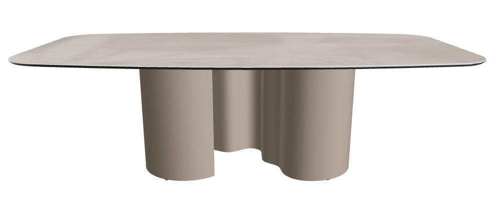 240x120x74h Barrel Shaped_Luxor_Titanium Embossed