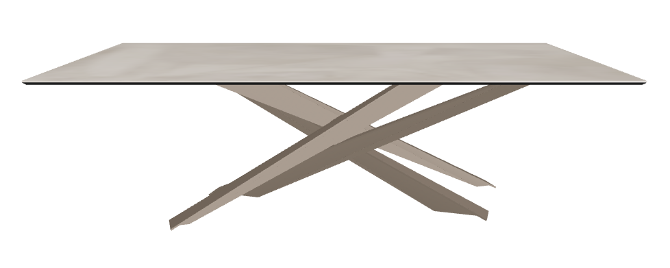 240x120x74.5h Rectangle Shaped_Luxor_Titanium Embossed