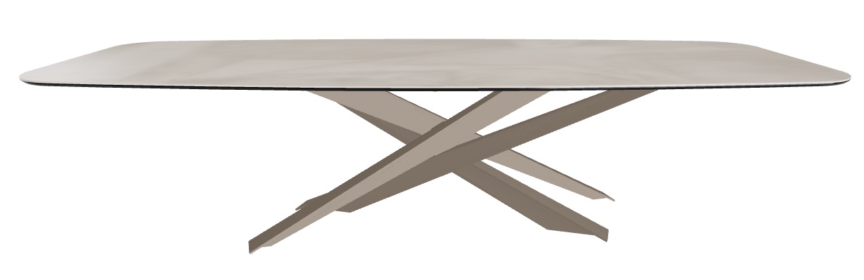 300x120x74.5h Barrel Shaped_Luxor_Titanium Embossed