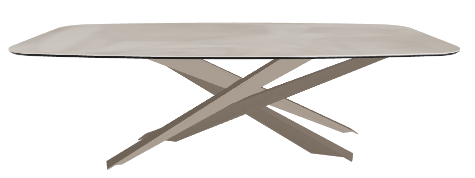 240x120x74.5h Barrel Shaped_Luxor_Titanium Embossed