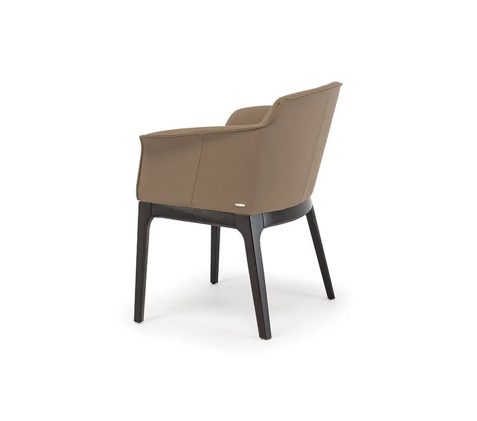 Cattelan Italia Musa Dining Armchair – Fabric, Micro Nubuk & Synthetic Leather
