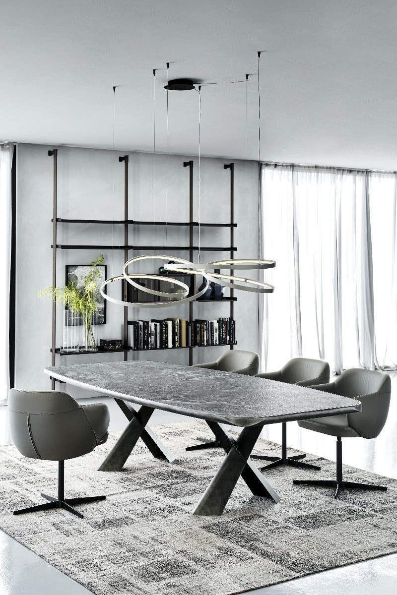 Cattelan Italia Mad Max Keramik Premium Table With Steel Base