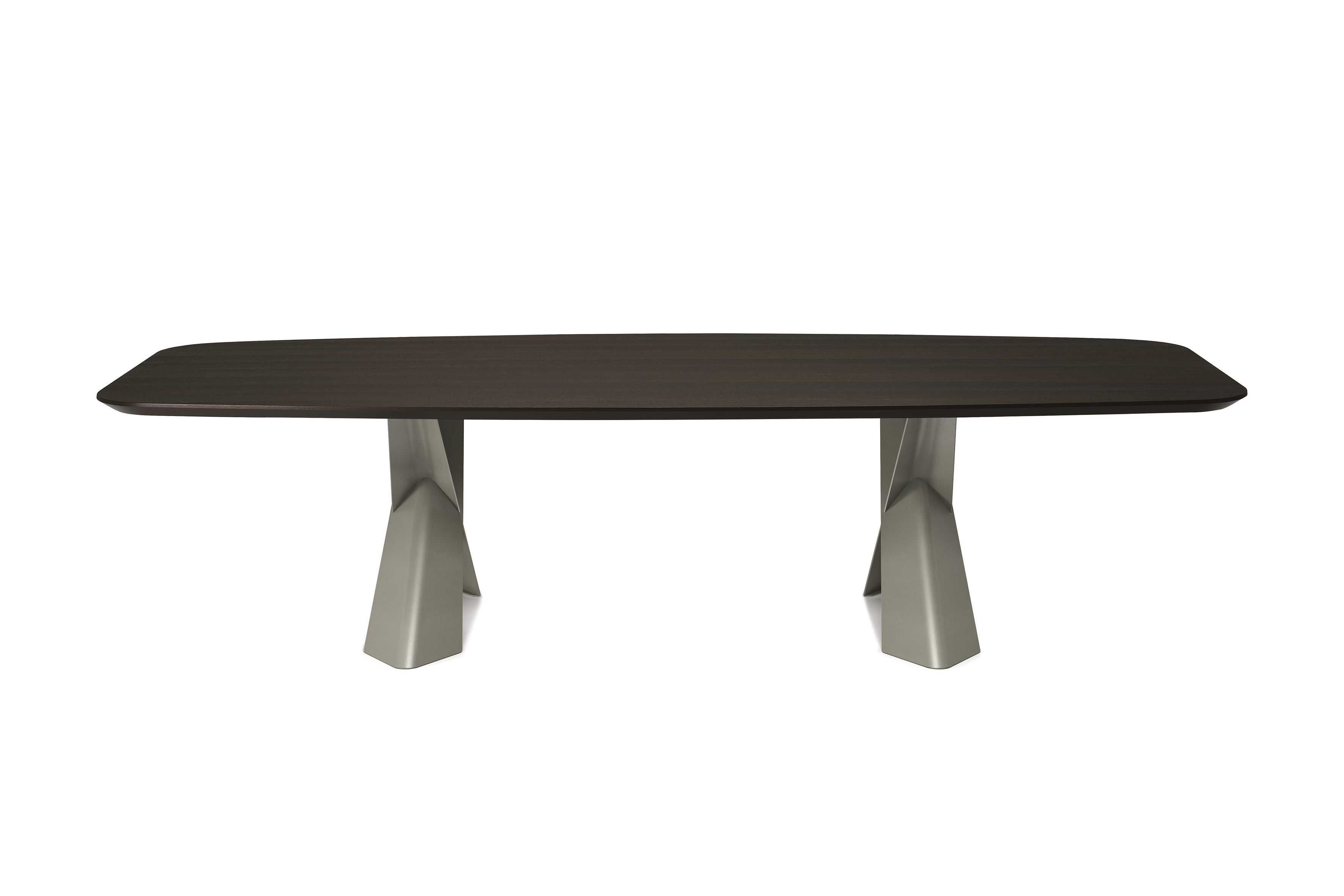 Cattelan Italia Mad Max Wood Table With Steel Base