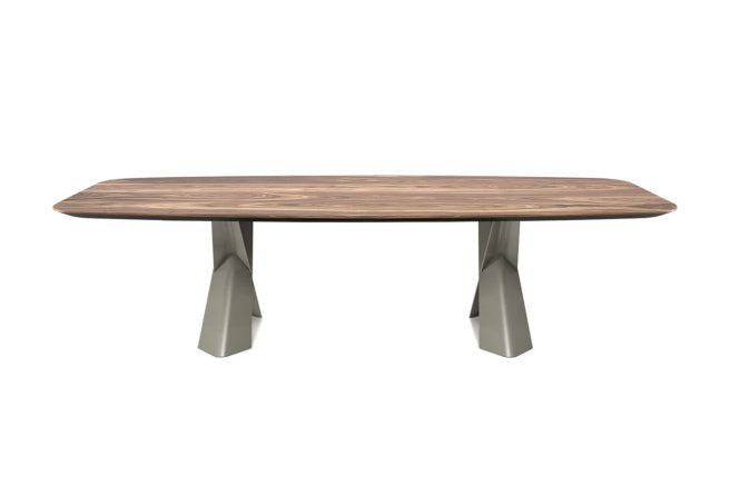 Cattelan Italia Mad Max Wood Barrel-Shaped Dining Table