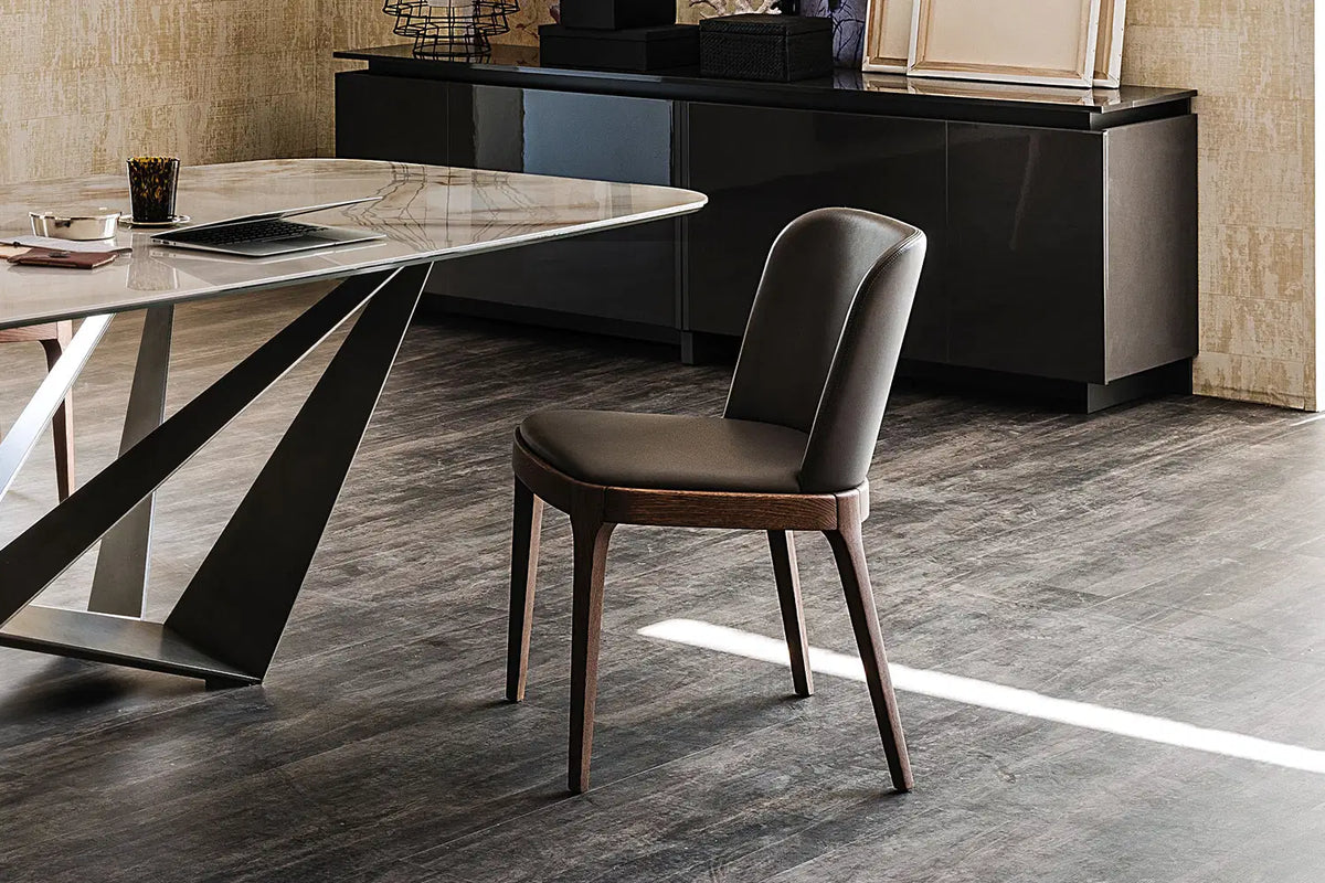 Cattelan Italia Magda Dining Chair – Soft Leather & Glove Soft Leather