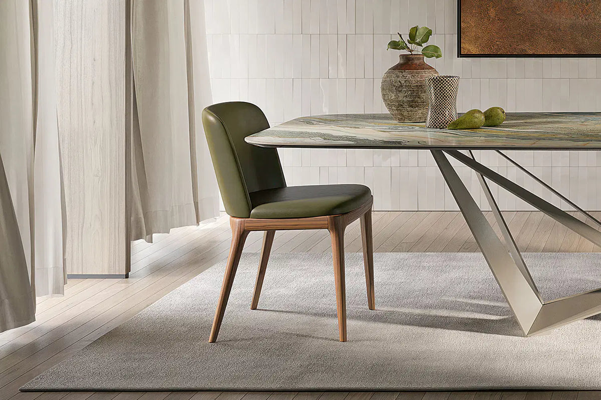 Cattelan Italia Magda Dining Chair – Soft Leather & Glove Soft Leather